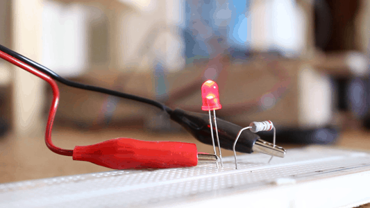 LED y resistencia