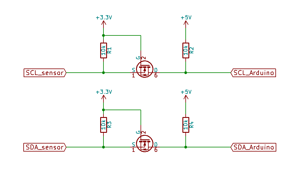 Conversor niveles I2C