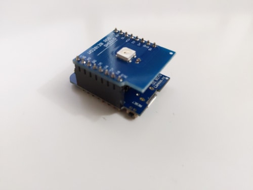 Wemos D1 Mini con LED shield